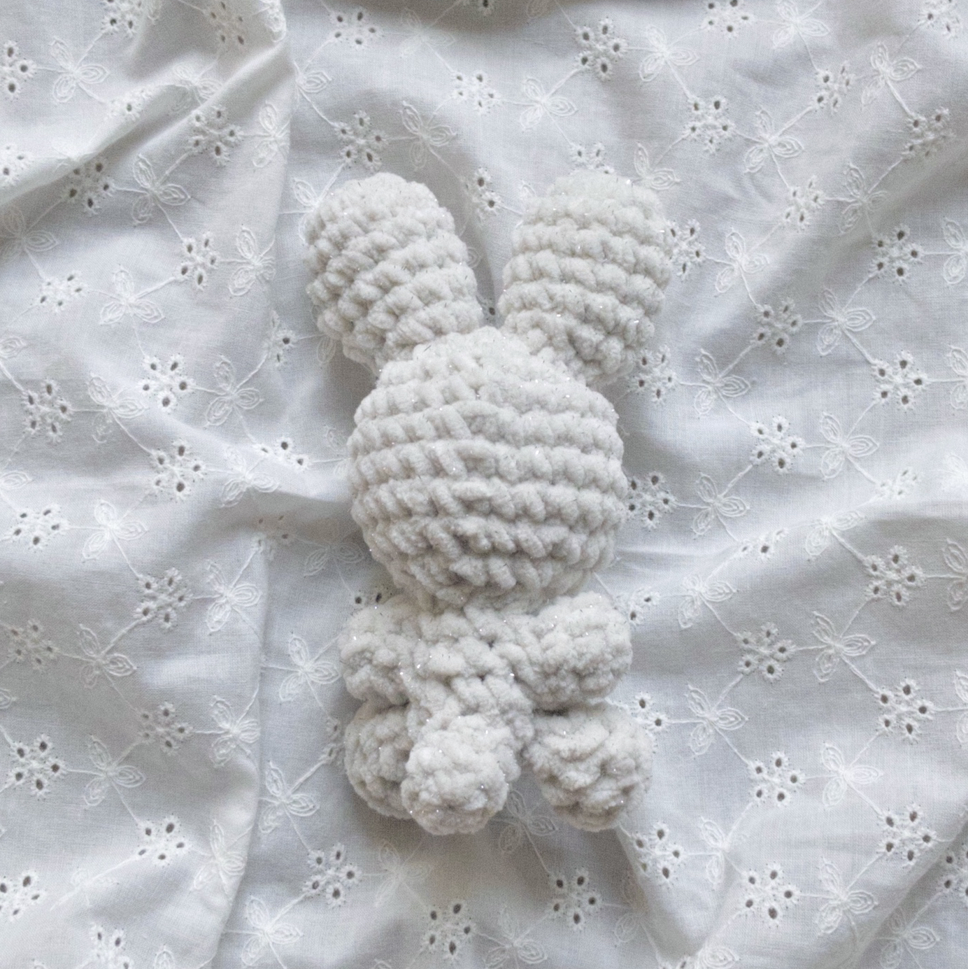 【専用】垂れ耳うさぎあみぐるみキーホルダー ウサギA 編みぐるみ 癒し系 ソフト おもちゃ/キーホルダー