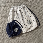 【4枚セット お名前ワッペン】 星とドット柄