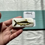 メカジキ丸魚はんこ　meganehankoの消しゴムはんこ