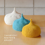 【山口商店さまオーダー品】コットンどんぐり帽子 なかよし親子3pcs set♡ （baby cotton&mimosa&marine）