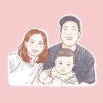 【線画イラスト】イラストオーダー/似顔絵/アイコン/挿絵