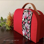 【既製品】Ｍペーパートランクリバティプリント☆カルトナージュ