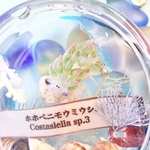 <キーホルダー>〜立体標本風〜ホホベニモウミウシ