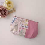 (11/18 New)English flower garden・大人可愛いふっくらミニポーチ