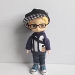 オビツ11 ねんどろいどどーる共通サイズ    英字オーバーサイズトレーナーセットA　  