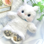 ねこちゃんぬいぐるみ《ホワイト》