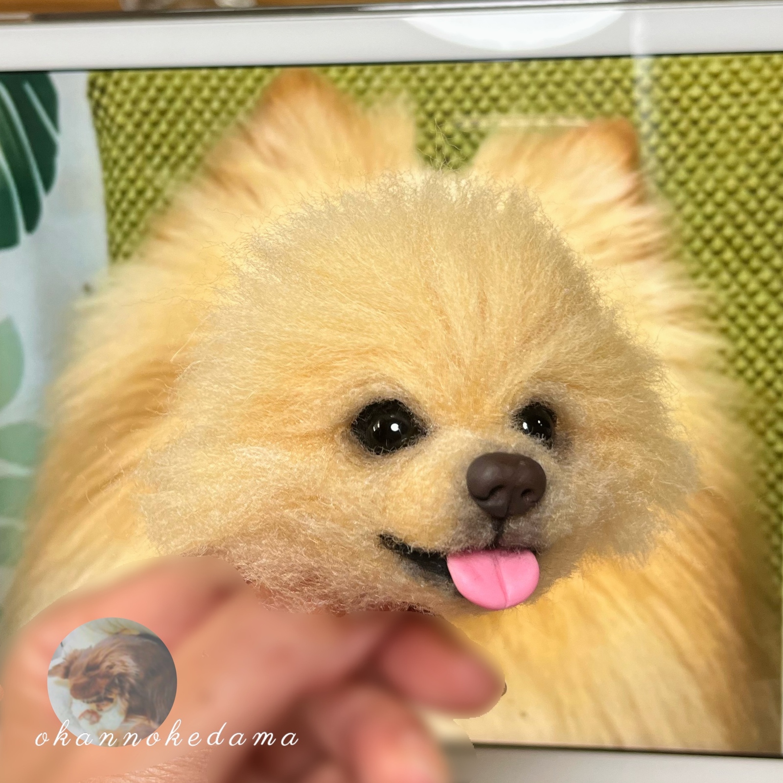 3D犬 ポメラニアン オーダーメイド 羊毛フェルト 犬 - OKAN