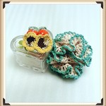 🌻Ｗフリル＆向日葵🌻フリルたっぷり向日葵シュシュ ゴム替え可能式