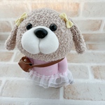 お出かけ🛒𓈒 𓏸𓈒𓂂𓂃 ぶりっ子犬 ぬいぐるみ