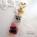 まねき猫にゃんキーホルダー☆黒猫