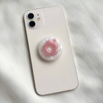 【フラミンゴ🦩】お花のスマホグリップ 🌸