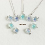 新色追加＊再4＊キューブ×キューブ☆ネックレス