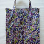 マチ付きバッグ*リバティ*Margaret Annie*パープル*33×30×5