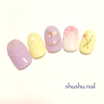 ワイヤー&シェルグラデネイル
