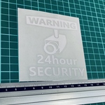 warning!セキュリティ ステッカー