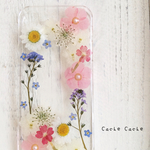 【特集掲載】フロックスのフレーム押し花iPhoneケース
