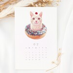 食べ物×猫まみれカレンダー2024