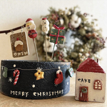 ケーキ屋さんのクリスマス箱庭セット　small