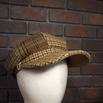 101595様専用オーダ品ツイードウールパッチワークキャスケット