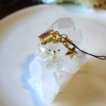 birthday stone bear 誕生石クマ キーホルダー