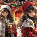 デザインペーパー POP GIRL CHRISTMAS Vol.2