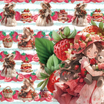 デザインペーパー  FOREST GIRL STRAWBERRY Vol.1
