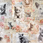 デザインペーパー  NEWSPAPER CAT