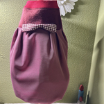 犬服　DS クリスマス　フリース　ワインレッド　バルーン