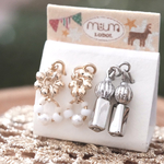 1/6ドール用ピアス - Christmas ornament -