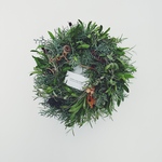 【 Green wreath 】kkガーデンリース　ナチュラルグリーン
