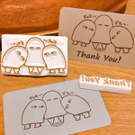 サンキューメジェドの消しゴムはんこ