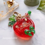 christmas color🎄ハートシェイカーキーホルダー  gred♡