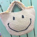 ニコちゃん 麻ひもバッグ