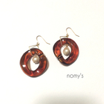 brown pearl（ピアスorイヤリング）