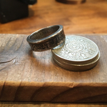 CR017　コインリング　COINRING　イギリス　2シリング　22号