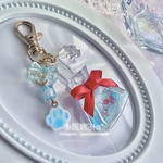 水色・金魚袋・花火・夏・祭り・金魚すくい♥シャカシャカキーホルダー・シェイカー ♡Y054♡医病みiyami.handmade