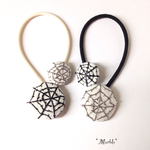 Tacky*蜘蛛の巣刺繍のヘアゴム