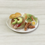 『娘の朝食♪』★ベーグルサンド★ミニチュアフード