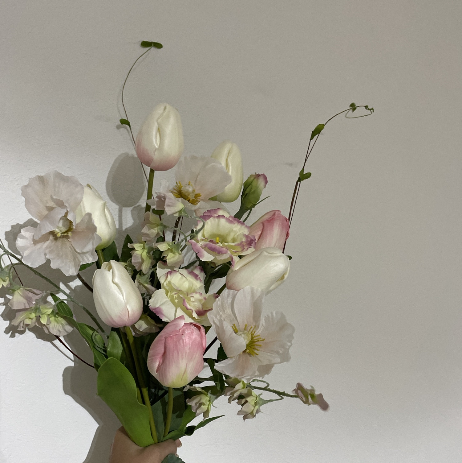 チューリップ　マーガレット　花束　アメリカンフラワー　ディップフラワー a45b4a238b8b3e1dc0bc7566b707d5