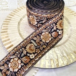 [50cm] インド刺繍リボン　ファブリック