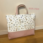 入園入学　milky rabbit &いちごカフェラテ　ピコレースデザイン　レッスンバック　女の子
