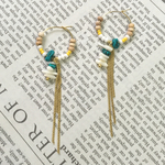 夏らしいフープピアス♪