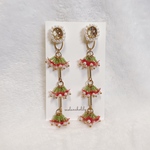 刺繍シリーズピアス