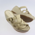 好評☆夏SALE！ 24.0㎝  厚底レザーサンダル  ベージュ