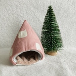 訳あり　ハムスターのあったかテント⛺ねこたま　ピンク系
