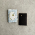 【2冊用】能率手帳ゴールド小型版カバー　komado  patchwork skyflower mina perhonen