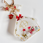 クリスマスの家シェイカー　シャカシャカキーホルダー