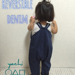 Reversible denim☆新作☆デザイン サロペット