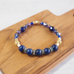 Lapis lazuli × czech beads（ブレスレット）