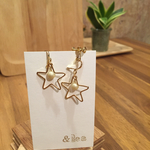 星 パール イアリング